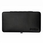 Set de manucure - pfeilring solingen - 7 pices - cuir nappa - noir - mixte
