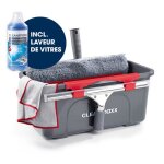 Set de nettoyage cleanmaxx simple efficace vitres maison voiture nettoyer vitres avec seau raclette balai ...