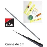 Set pche au coup dcouvert canne de 5m + accessoires