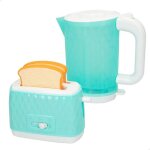 Set de petit - djeuner - play go - bouilloire et grille - pain - sons ralistes - couleur bleu pastel ...