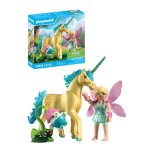71842 licorne fleur de soleil avec f�e