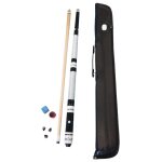 Set de queues de billard winever avec sac craie tondeuse et cuir de rechange