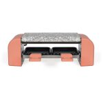 Set � raclette 2 personnes - livoo x marmiton - doc306 - 450 w - 5 recettes via un qr code - plateau ...