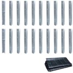 Set solidlock wickey ? ancrages dangle galvanis�s + toile anti - mauvaises herbes ?pour une garantie ...