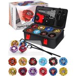 Set de toupies de combat x - 12 toupies 3 lanceurs 1 poign�e jouets enfants 6 +