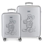 Set de valises - disney - 3591921 - 2 valises - abs - 4 roulettes 360