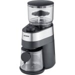 Severin km 3880 moulin � caf� noir acier inoxydable