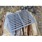 Sezam grille de cheminée de foyer rectangulaire en fonte 30 x 22 cm Sezam grille de cheminée de foyer rectangulaire en fonte 30 x 22 cm