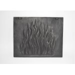 Sezam plaque d�corative en fonte pour habillage de chemin�e plaque de chemin�e durable plaque de four ...