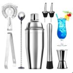 Shaker - shaker cocktail - kit cocktail - accessoire de barman professionnel - acier inoxydable - 750 ... Shaker - shaker cocktail - kit cocktail - accessoire de barman professionnel - acier inoxydable - 750 ...