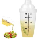 Shaker  vinaigrette 200 ml plastique shaker sauce mlangeur pour salademarinades - melangeur vinaigrette ...