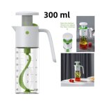 Bouteille  salade - non spcifi - 300ml - blanc - mlangeur - pour sauces et vinaigrettes