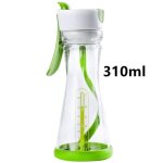 Shaker vinaigrette - - - vert - 310ml - mlangeur manuel et anti - goutte vert vert melangeur a vinaigrette ...