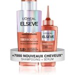 Shampooing & srum - loral paris - elseve fiber booster - anti - chute - stimule pousse - sans sulfates ...