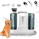 Shampouineuse moquette - aspiration puissante 450w - rservoir 1. 8l - compacte et portable - pour canap ...