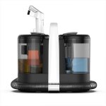Shampouineuse moquette multifonction 600w - nettoyeur canap tapis meubles 1500ml - aspiration eau et ...