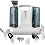 Shampouineuse moquette - nettoyeur canap et tapis 450w - rservoir double eau propre / eau sale - forte ...