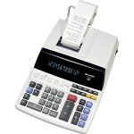 Sharp el - 2607v calculatrice imprimante blanc ecran: 12 sur secteur (l x h x p) 222 x 78 x 327 mm
