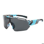 Sharphy lunettes de soleil homme grand cadre irr�gulier noir bleu mode sport conduite p�che accessoires ...