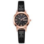 Sharphy montrefemme quartz bracelet en cuir lgant classique design particulier noire affichage du ...