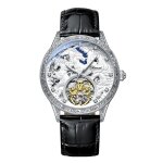 Sharphy montre homme de marque de luxe mcanique automatique cadran squelette bracelet en cuir cool huit ...