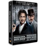 Coffret blu - ray sherlock holmes 1 + 2 - guy ritchie - combo - 2 blu - ray + 2 dvd - action - tous publics ...