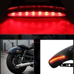 Shi - feux arri�re motorcycle arri�re du feu arri�re de frein 8 licence led eb pour bobber cafe racer ...