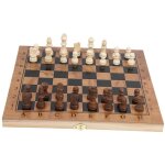 Shi - jeu d�checs 3 en 1 jeu de dames d�checs en bois pliant multifonctionnel 3 en 1 jeux maison