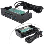 Shi - lecteur de cartes 525 pouces panneau de pc de tableau de bord de lecteur de carte interne multifonction ...