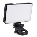 Shi - lumi�re de remplissage vid�o clip pro - lampe de bureau usb � attache r�glable (2500k - 9000k) ...