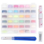 Shi - petit fil de canette canette avec fil bobine transparente accessoires de machine � broder � coudre ...