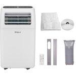 Shinco climatiseur mobile wifi 12000 btu eco r290 35 kw 4 en 1 refroidissement chauffage ventilateur ...