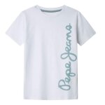 T - shirt blanc garon pepe jeans waldo