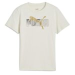 T - shirt blanc gar�on puma holiday