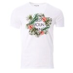 T - shirt blanc homme best mountain 1013