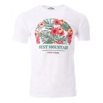 T - shirt blanc homme best mountain 1016