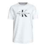 T - shirt blanc homme calvin klein jeans disrupted