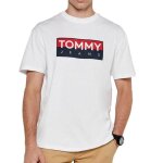 T - shirts blanc homme tommy hilfiger reg