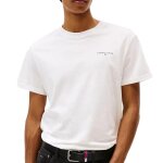 T - shirt blanc homme tommy hilfiger slim linear