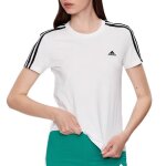 T - shirt blanc / noir femme adidas gl0783
