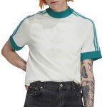 T - shirt blanc / vert femme adidas hm1540