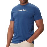 T - shirt bleu homme calvin klein jeans glitched