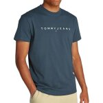 T - shirt bleu homme tommy hilfiger reg linear