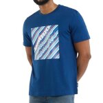 T - shirt bleu homme umbro gradien box quetzal