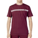 T - shirt bordeaux homme sergio tacchini stripe b