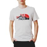 T - shirt coton logo imprimé - the north face - homme - blanc - manches courtes - 100% coton T - shirt coton logo imprimé - the north face - homme - blanc - manches courtes - 100% coton