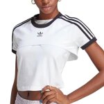 T - shirts + d�bardeur blanc femme adidas tee ic8808