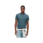 T - shirt emb avec logo essentiel - superdry - homme - bleu