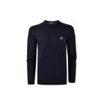 T shirt emporio armani homme eagle ga bleu coton
