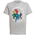 T - shirt enfant - adidas - real madrid x marvel avengers - gris - manches courtes - respirant